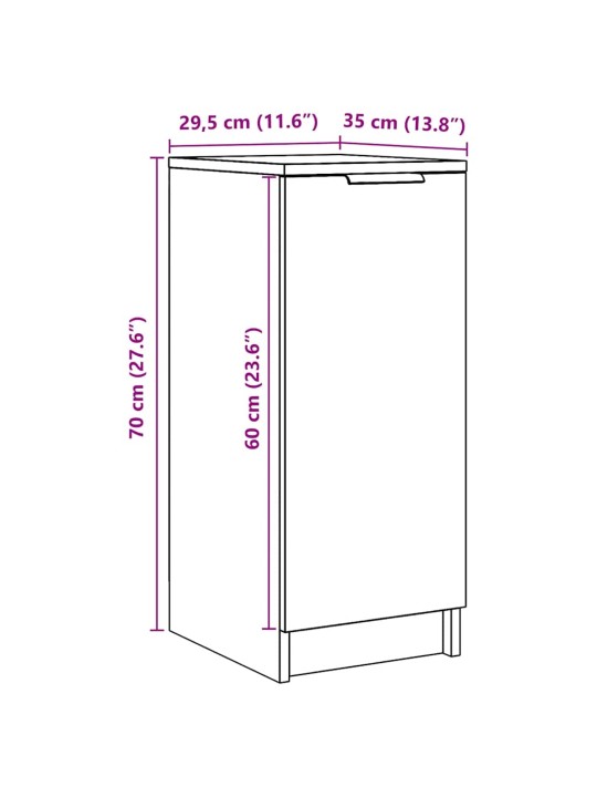 KINGAKAPP OLD WOOD 29,5X35X70 CM ENGINEERED WOOD