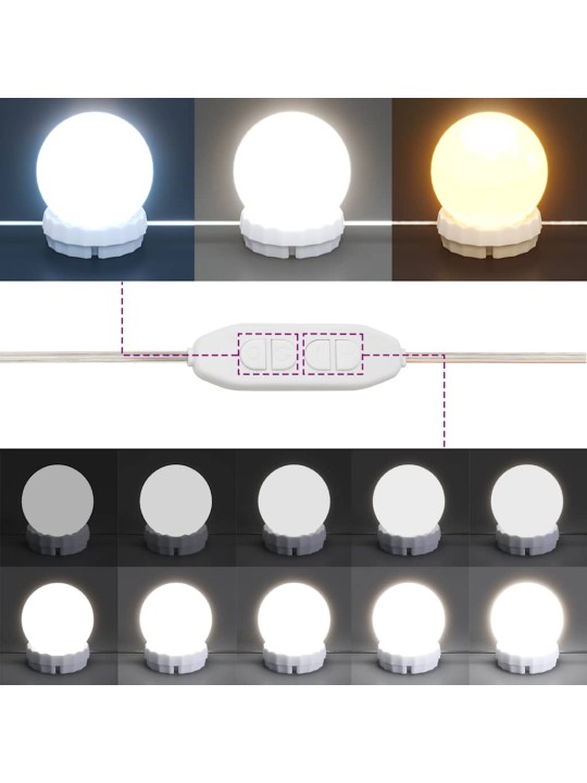 PEEGELKAPP LED-IGA OLD WOOD 90X31,5X62 CM