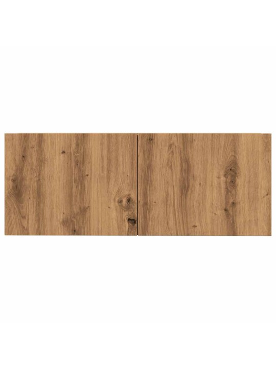 2-OSALINE SEINALE PAIGALDATAV TELERIKAPI KOMPLEKT ARTISIAN OAK