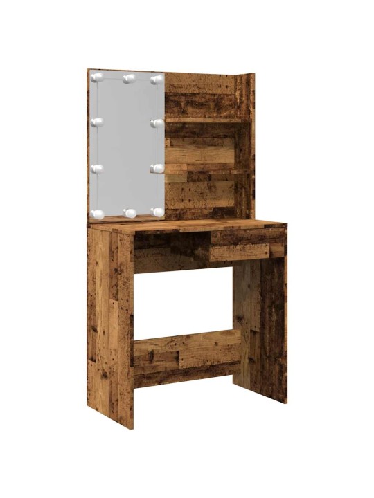 TUALETTLAUD LED OLD WOODIGA 74,5X40X141 CM