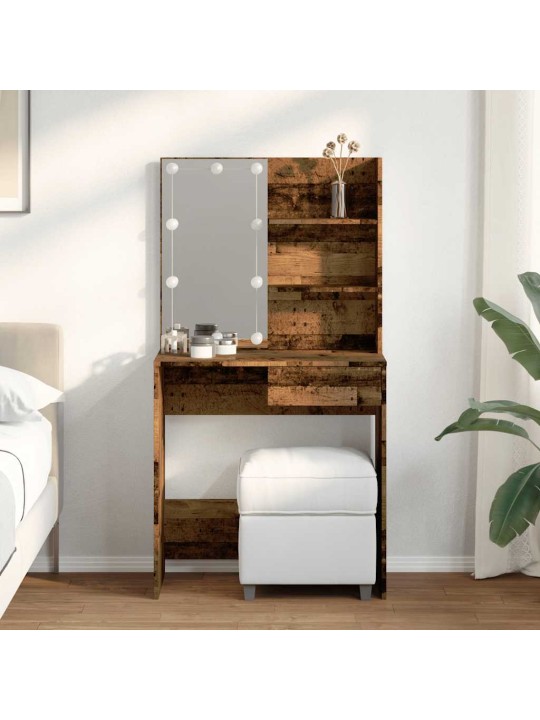 TUALETTLAUD LED OLD WOODIGA 74,5X40X141 CM