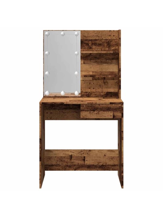 TUALETTLAUD LED OLD WOODIGA 74,5X40X141 CM