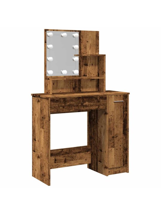 TUALETTLAUD LED OLD WOODIGA 86,5X35X136 CM
