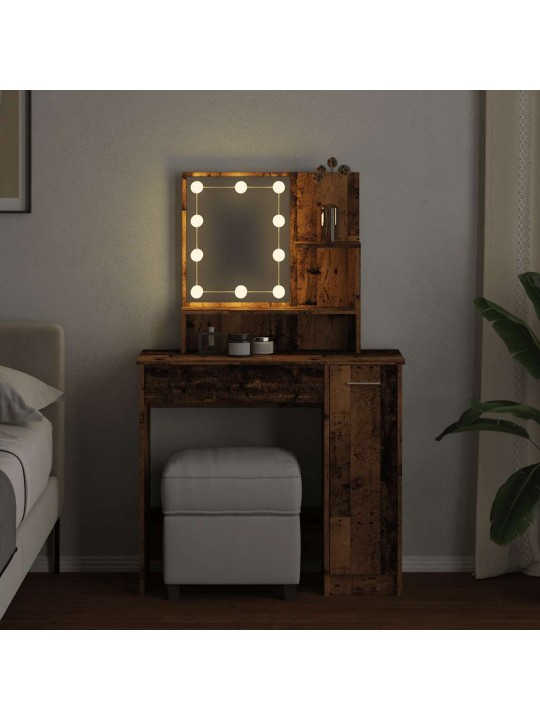 TUALETTLAUD LED OLD WOODIGA 86,5X35X136 CM