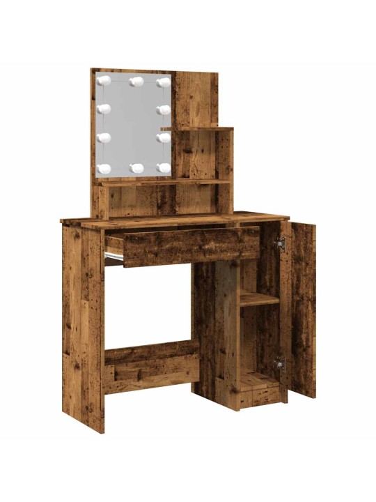 TUALETTLAUD LED OLD WOODIGA 86,5X35X136 CM