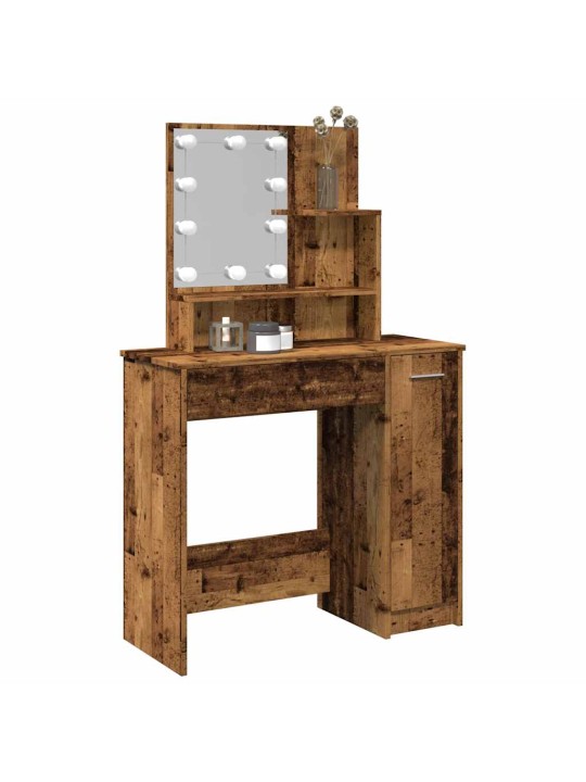 TUALETTLAUD LED OLD WOODIGA 86,5X35X136 CM