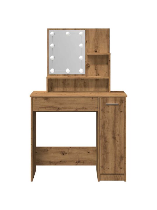 TUALETTLAUD LED-GA ARTISAN OAK 86,5X35X136 CM