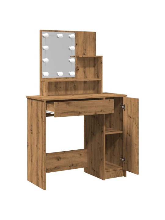 TUALETTLAUD LED-GA ARTISAN OAK 86,5X35X136 CM