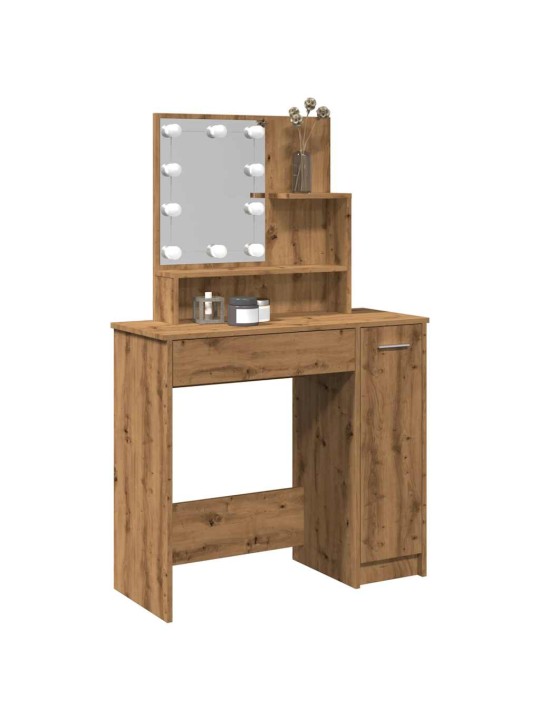 TUALETTLAUD LED-GA ARTISAN OAK 86,5X35X136 CM
