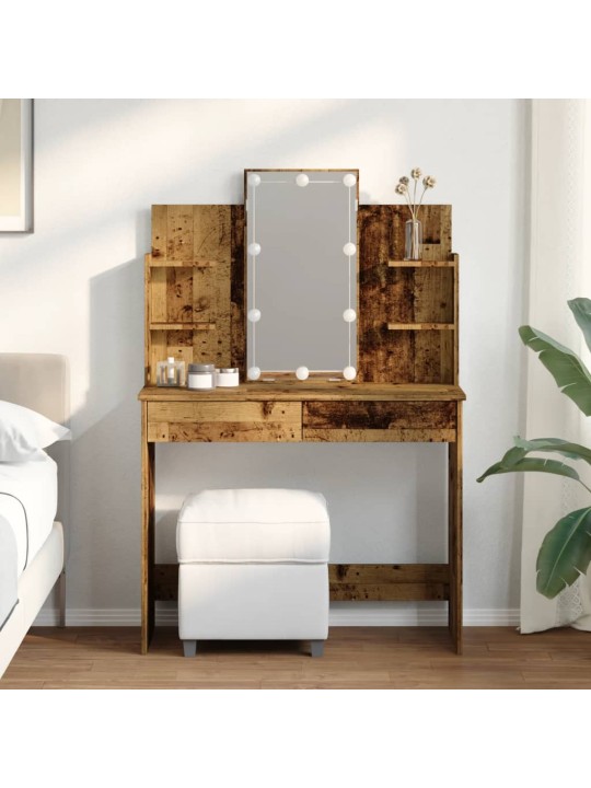 LED-VALGUSTITEGA TUALETTLAUD VANA PUIT 96X40X142 CM