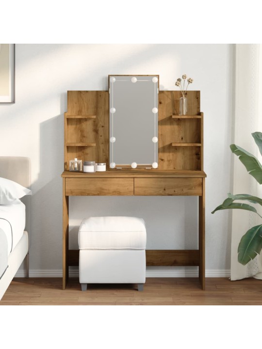 LED-VALGUSTITEGA TUALETTLAUD ARTISAN TAMM 96X40X142 CM