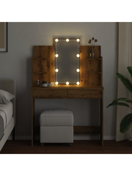 LED-VALGUSTITEGA TUALETTLAUD ARTISAN TAMM 96X40X142 CM
