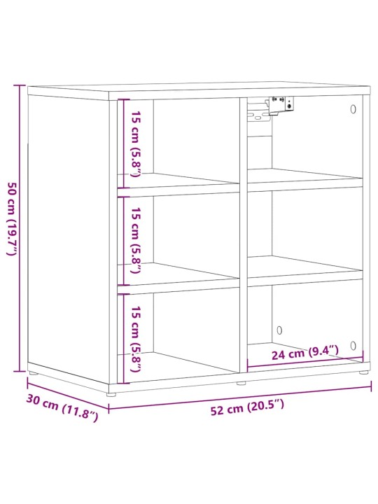 KINGAKAPID 2 TK ARTISAN OAK 52X30X50 CM