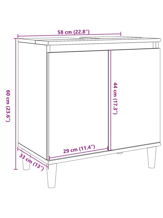 VALAMUKAPP VANA PUIT 58X33X60 CM ENGINEERED WOOD