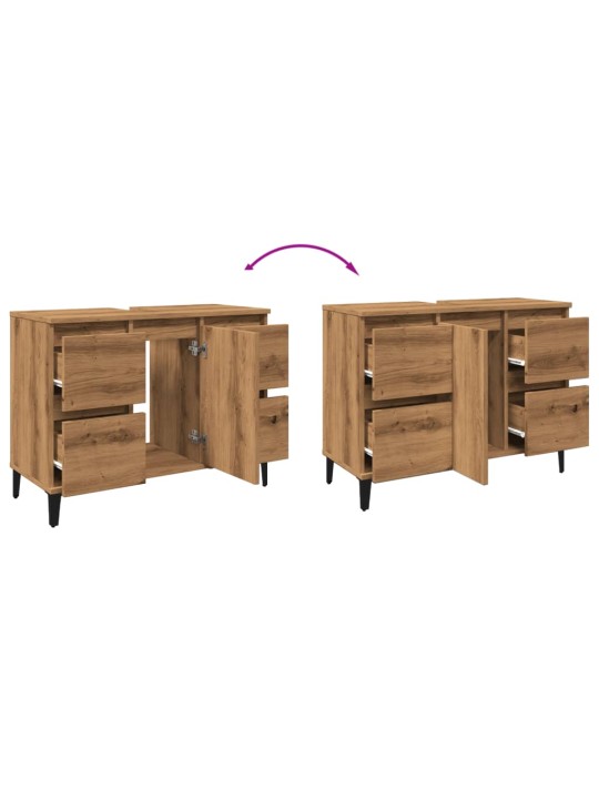 VALAMUKAPP ARTISAN OAK 80X33X60 CM ENGINEERED WOOD