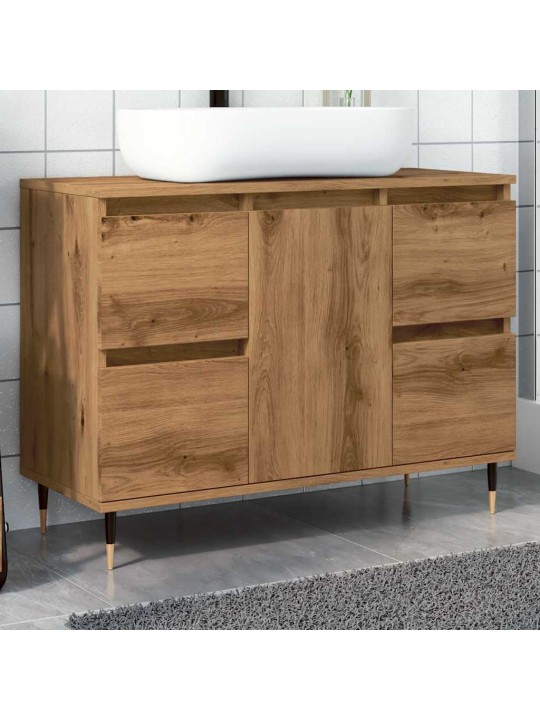VANNITOAKAPP, KÄSITÖÖTAMM, 80 X 33 X 60 CM, TEHISPUIT