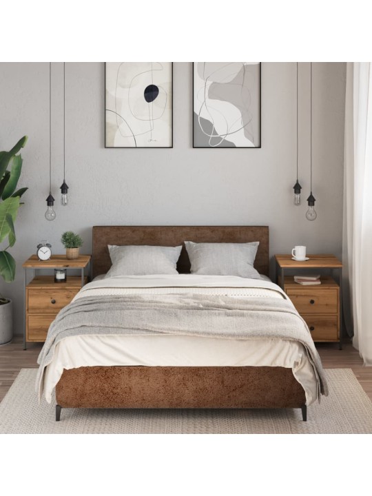 ÖÖKAPID 2 TK ARTISAN OAK 44X45X60 CM ENGINEERED WOOD