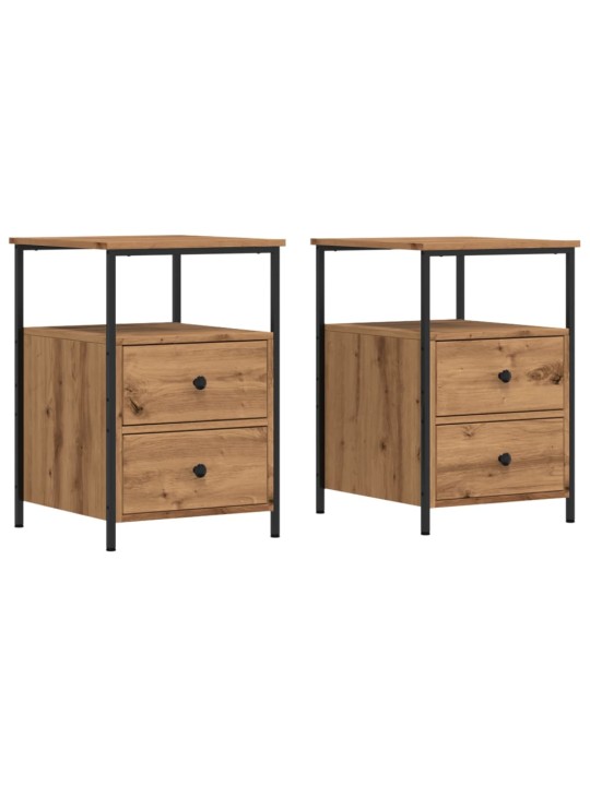 ÖÖKAPID 2 TK ARTISAN OAK 34X35,5X50 CM ENGINEERED WOOD
