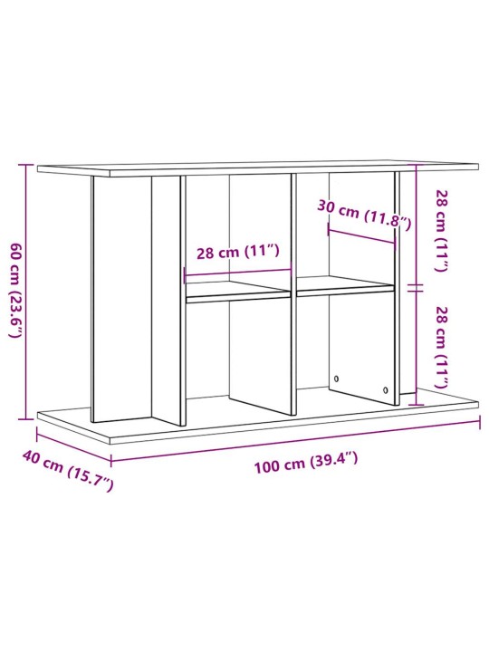 AKVAARIUM STEND VANA PUIT 100X40X60 CM ENGINEERED WOOD