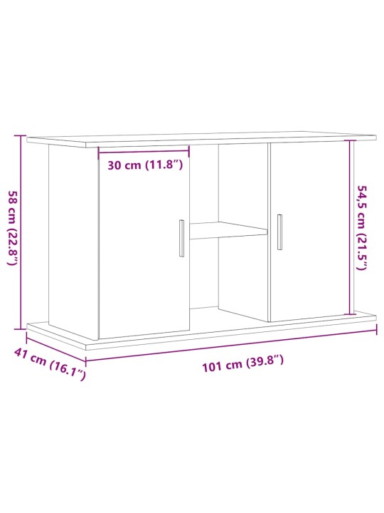 AKVAARIUM STEND VANA PUIT 101X41X58 CM ENGINEERED WOOD