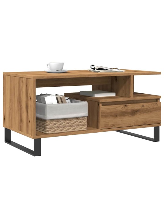 DIIVANILAUD ARTISAN TAMM 90X49X45 CM ENGINEERED WOOD