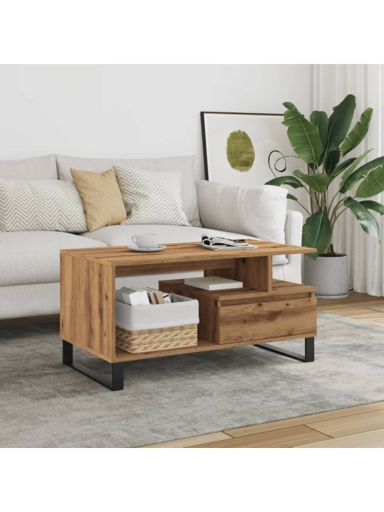 DIIVANILAUD ARTISAN TAMM 90X49X45 CM ENGINEERED WOOD