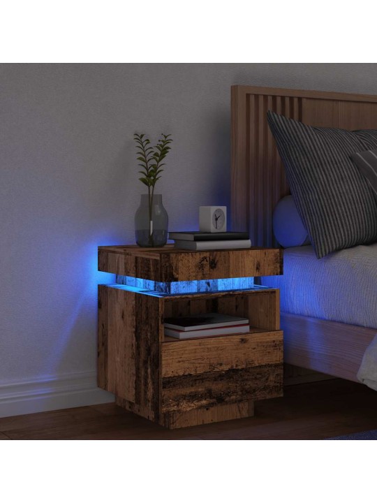 ÖÖKAPP LED-VALGUSTITEGA VANA PUIT 40X39X48,5 CM