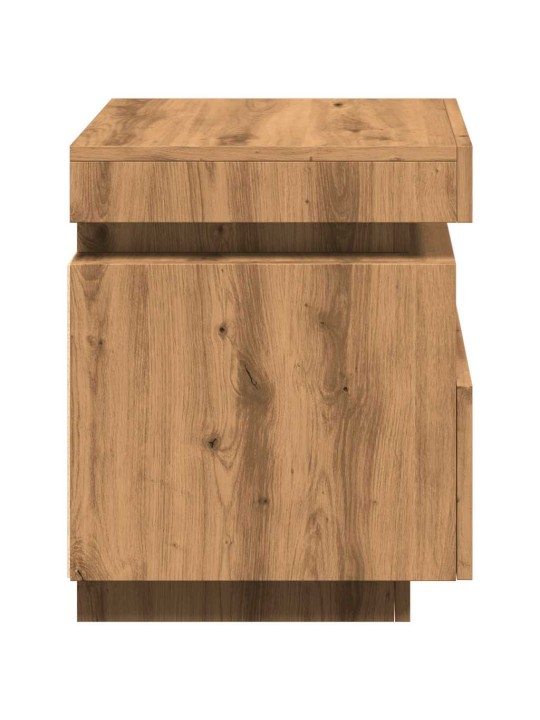 LED-VALGUSTITEGA ÖÖKAPP ARTISAN TAMM 40X39X48,5 CM