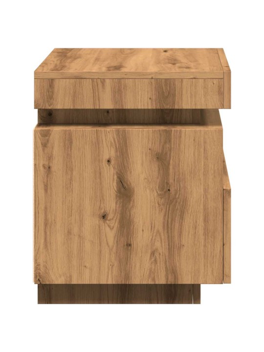 LED-VALGUSTITEGA ÖÖKAPID 2 TK ARTISAN OAK 40X39X48,5 CM