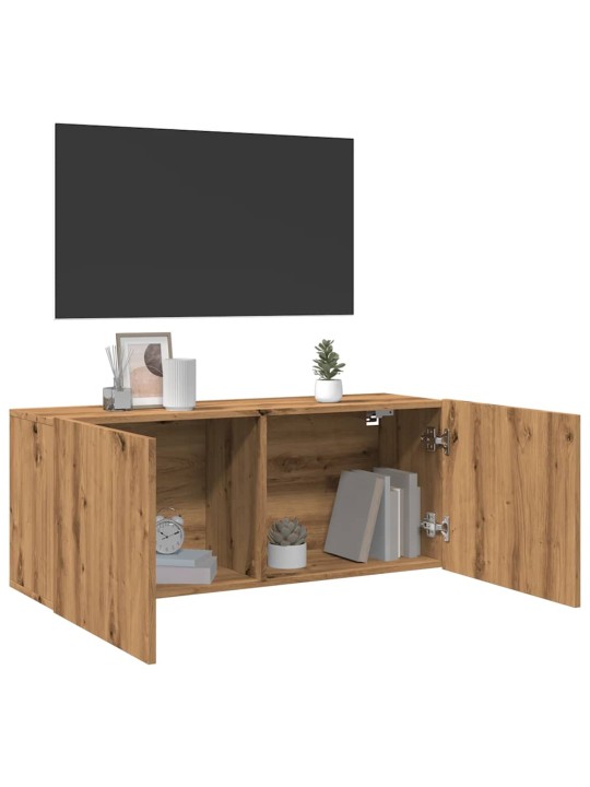 TELERIKAPP SEINALE KINNITATAV ARTISAN OAK 100X30X41 CM