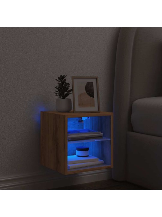 TV SEINAKAPP LED-VALGUSTITEGA ARTISAN TAMM 30X28,5X30 CM