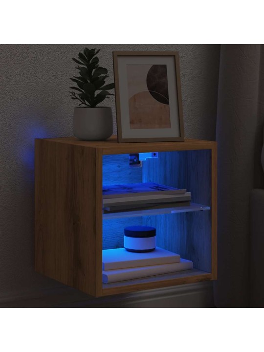 TV SEINAKAPP LED-VALGUSTITEGA ARTISAN TAMM 30X28,5X30 CM
