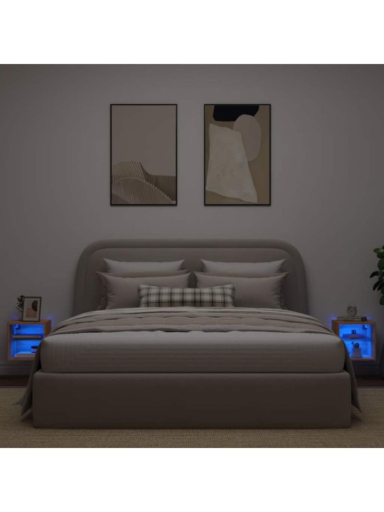 TV SEINAKAPID LED VALGUSTITEGA 2 TK ARTISAN OAK 30X28,5X30 CM