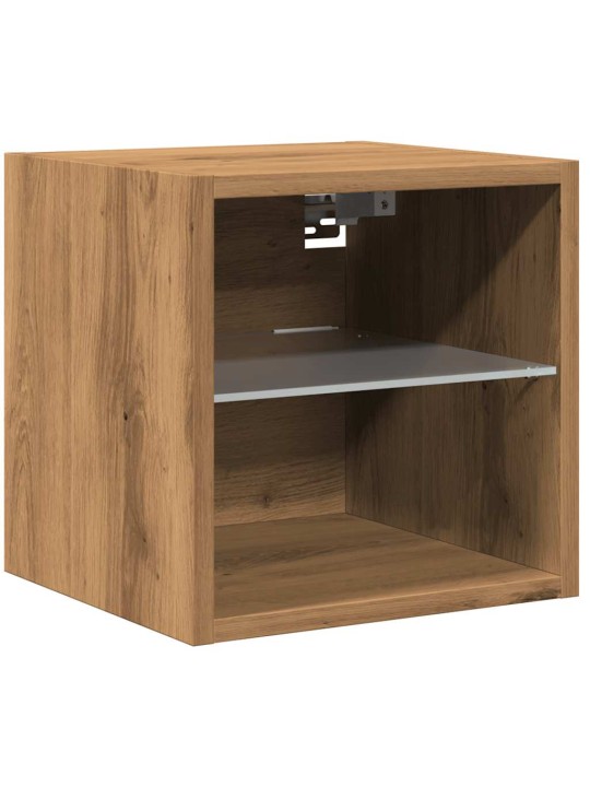 TV SEINAKAPID LED VALGUSTITEGA 2 TK ARTISAN OAK 30X28,5X30 CM