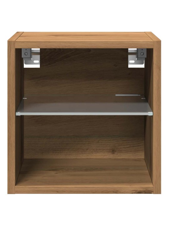 TV SEINAKAPID LED VALGUSTITEGA 2 TK ARTISAN OAK 30X28,5X30 CM