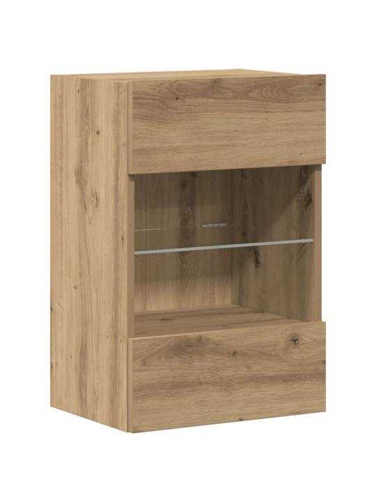 TV SEINAKAPID LED VALGUSTITEGA 2 TK ARTISAN OAK 40X30X60,5 CM