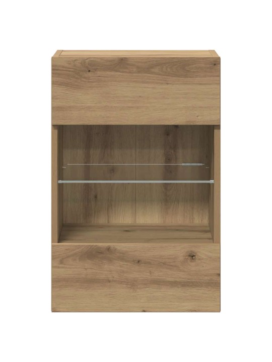 TV SEINAKAPID LED VALGUSTITEGA 2 TK ARTISAN OAK 40X30X60,5 CM
