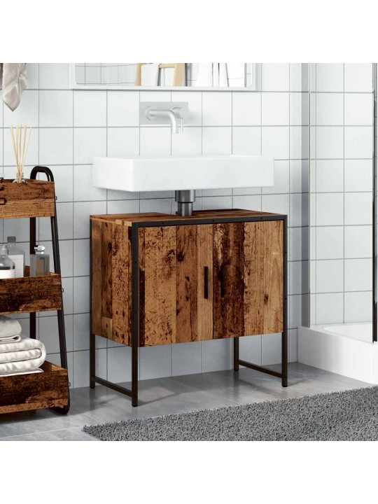 VANNITOA VALAMUKAPP VANA PUIT 60X33X60 CM ENGINEERED WOOD