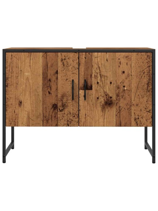 VANNITOA VALAMUKAPP, VANA PUIT, 80 X 33 X 60 CM, TEHISPUIT