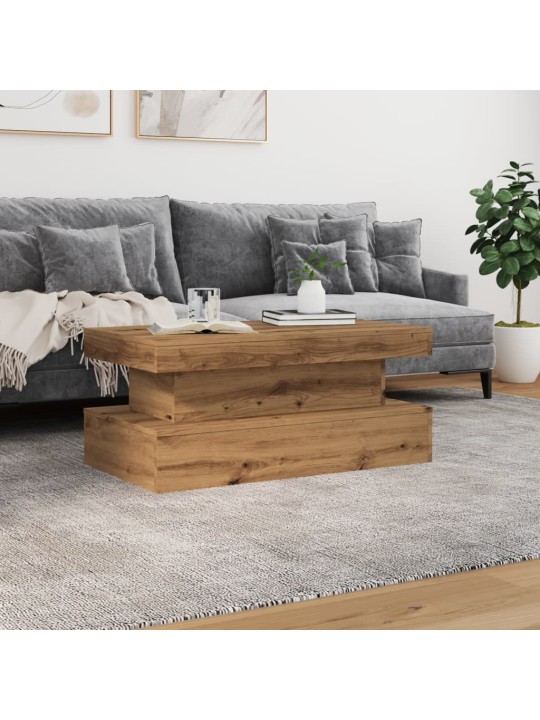KOHVILAUD LED-TULEDEGA, KÄSITÖÖTAMM, 90X50X40 CM