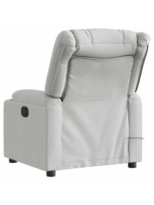 MASSAGE RECLINER TOOL CLOUD GREY FABRIC