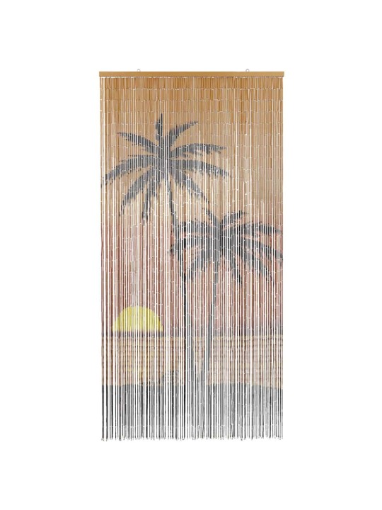 PUTUKAUKSE KARDIN, PALMIPUU PRINT, 90X220 CM, BAMBUS