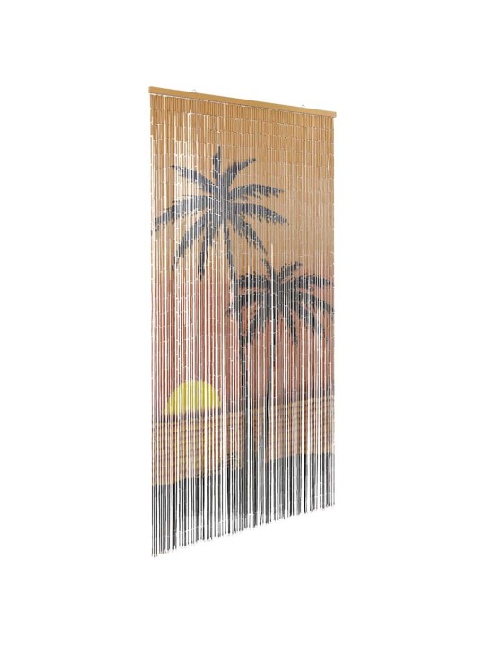 PUTUKAUKSE KARDIN, PALMIPUU PRINT, 100X220 CM, BAMBUS