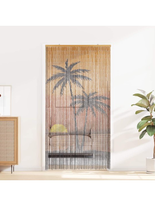 PUTUKAUKSE KARDIN, PALMIPUU PRINT, 100X220 CM, BAMBUS
