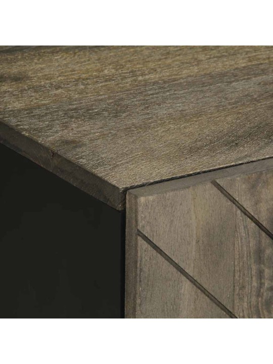 TELERIALUS, MUST, 105X33X46 CM, MANGOPUIT