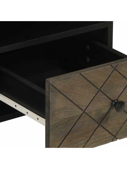 TELERIALUS, MUST, 100 X 33 X 46 CM, MANGOPUIT