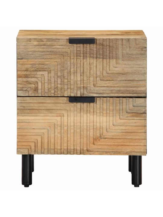 ÖÖKAPP PRUUN 40X33X46 CM TÄISPUIDUST MANGO