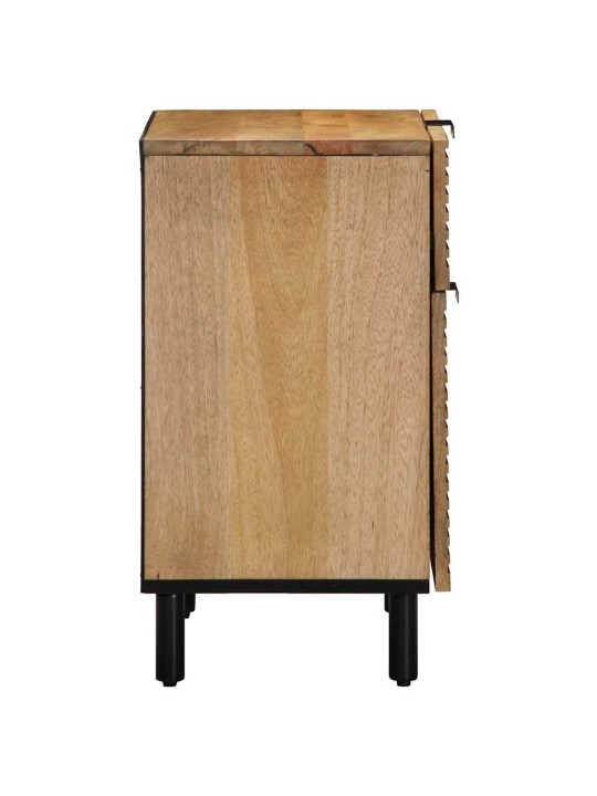 ÖÖKAPP PRUUN 50X33X60 CM TÄISPUIDUST MANGO
