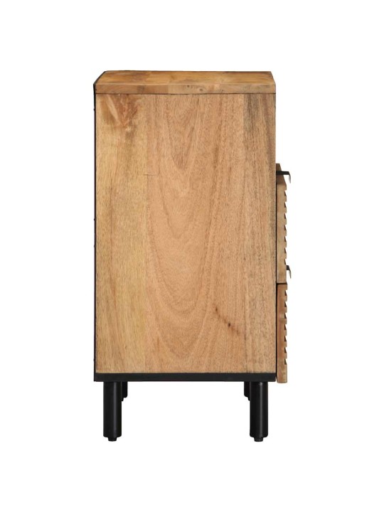 ÖÖKAPP PRUUN 50X33X60 CM TÄISPUIDUST MANGO
