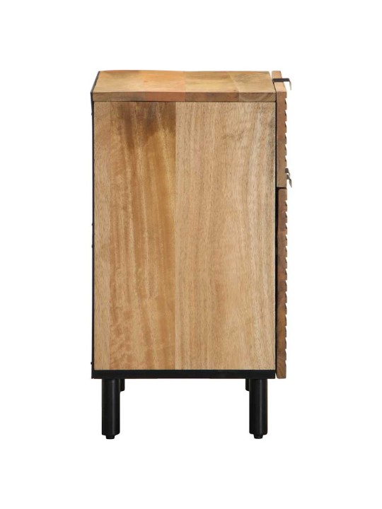 ÖÖKAPP PRUUN 50X33X60 CM TÄISPUIDUST MANGO
